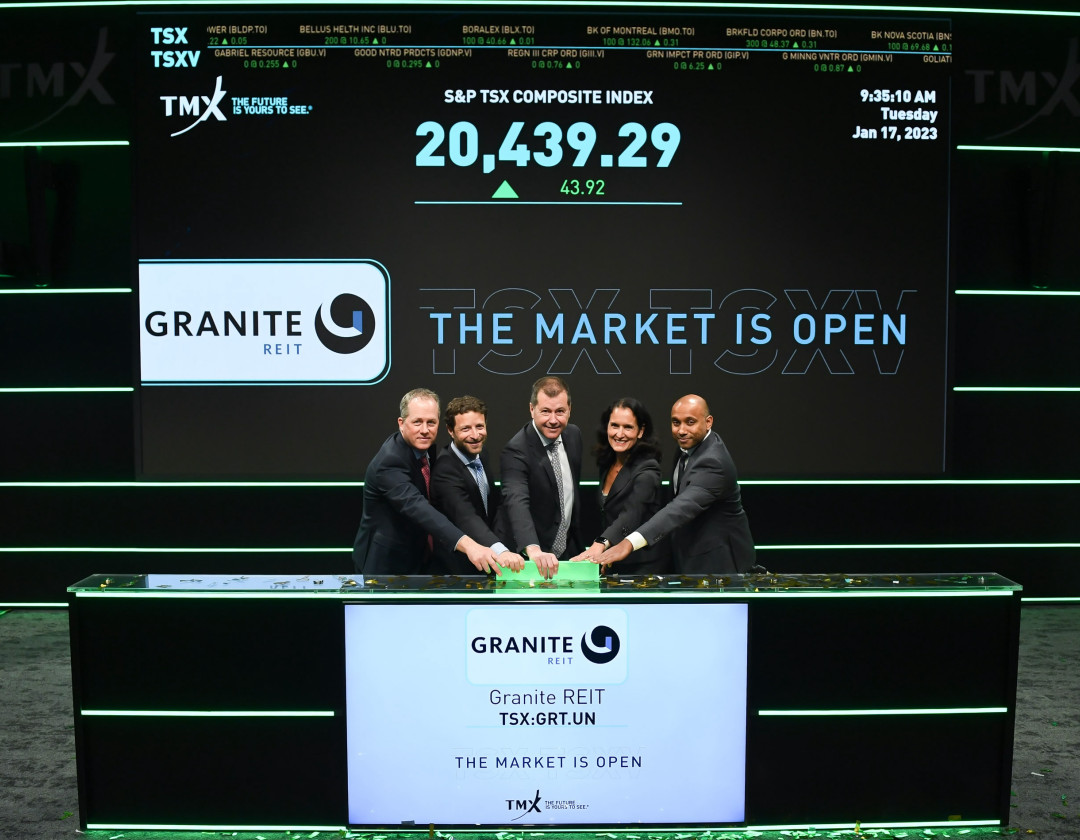 Granite executives open the TSX